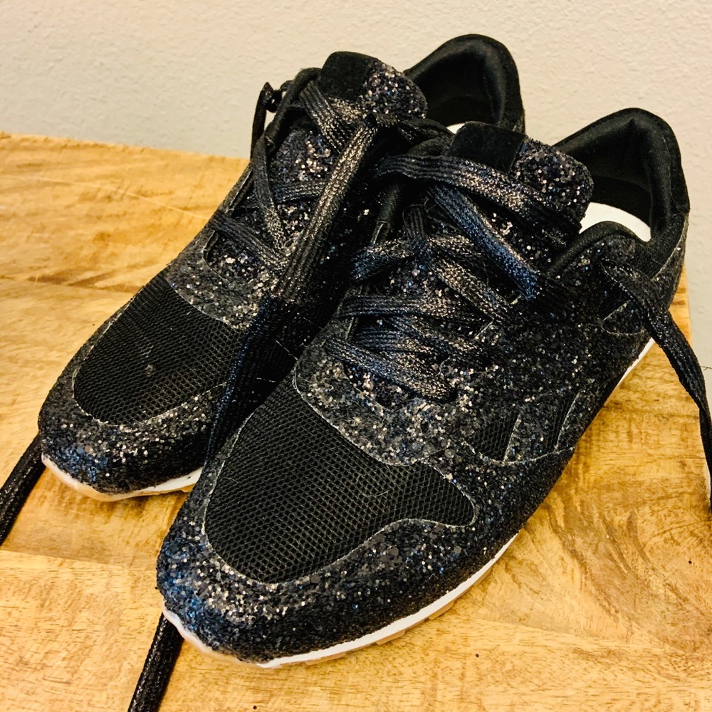 🖤 Black GLITTER Sneakers 🖤